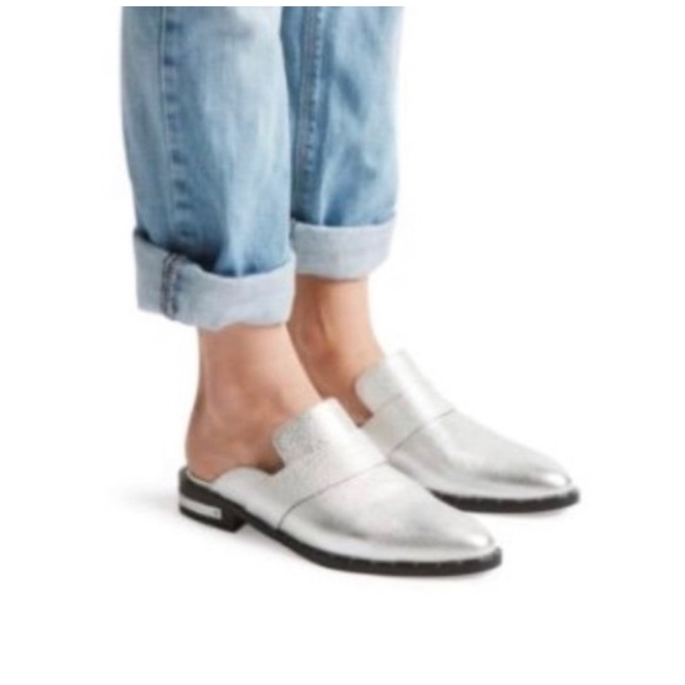 Freda Salvador Metallic Keen Mule